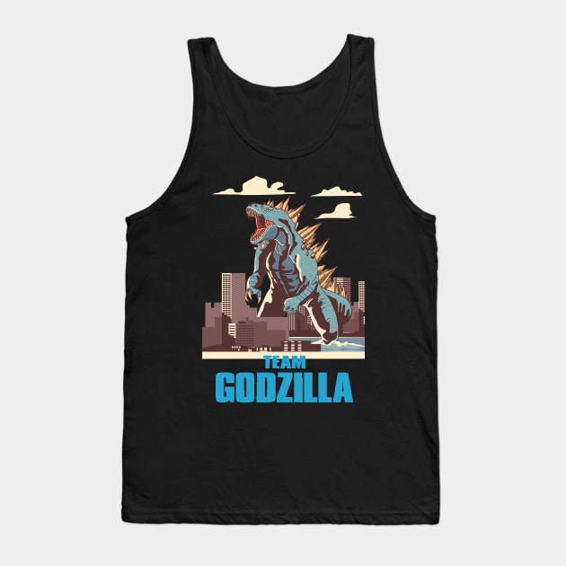 Godzilla vs Kong - Official Team Godzilla Tank Top by Pannolinno